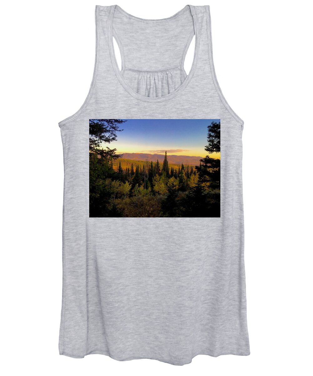  Women's Tank Top featuring the photograph Elk Bluff by Kevin Dietrich