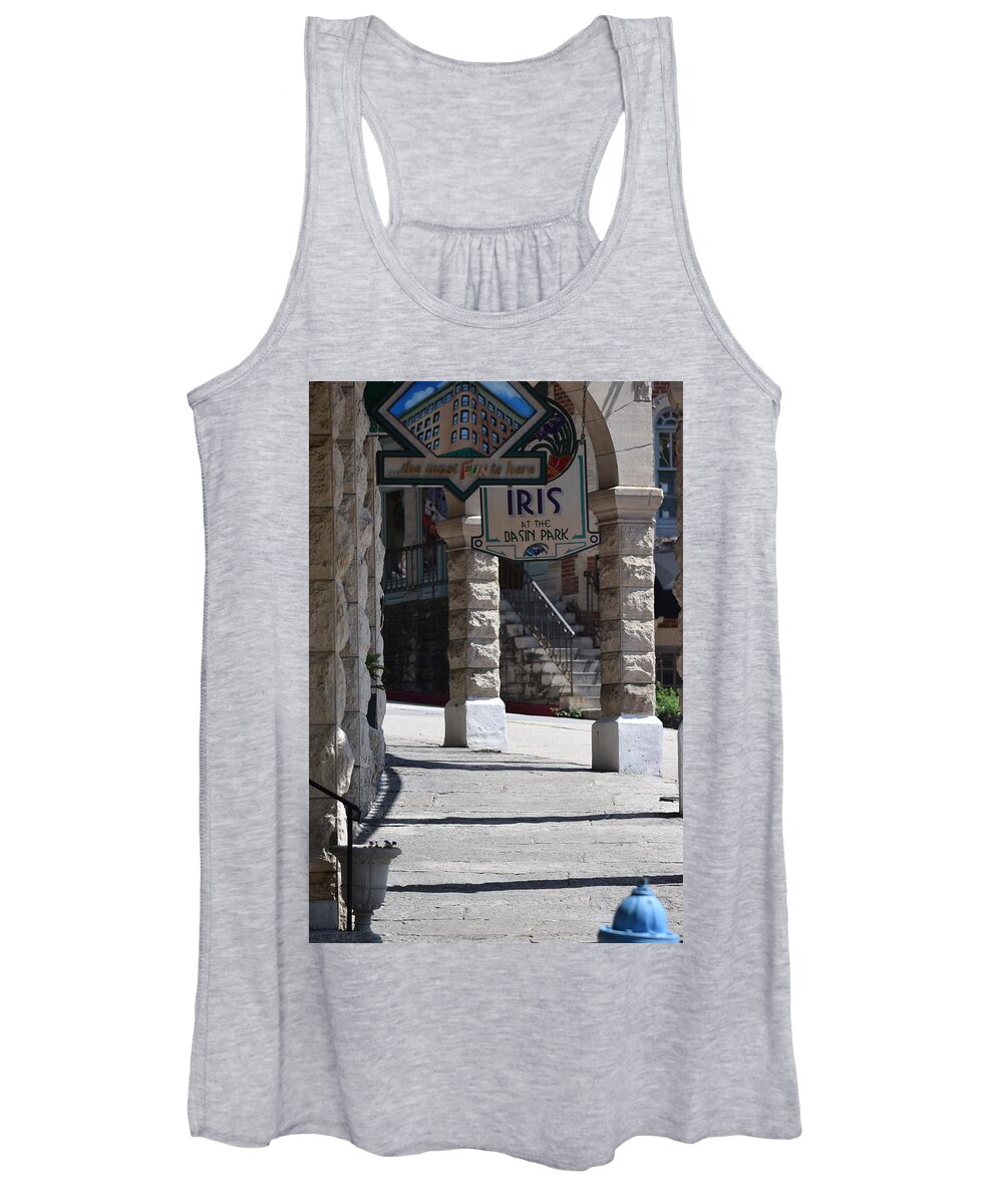 Eureka Springs Women's Tank Top featuring the photograph Eureka 2 by Lawrence Hess