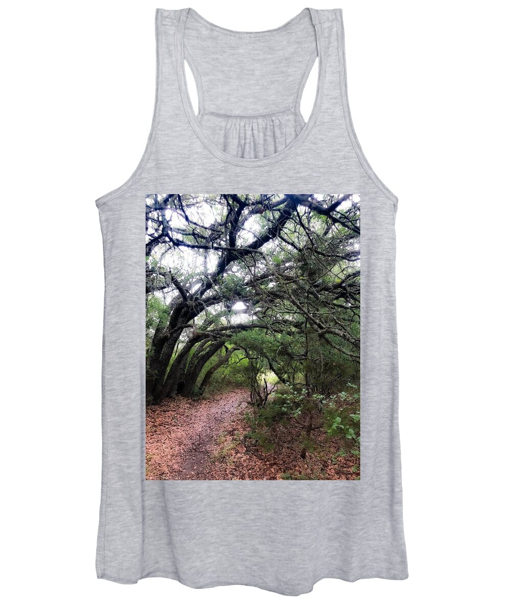 Landscape Women's Tank Top featuring the photograph Fairytale Lane by Kelly Thackeray