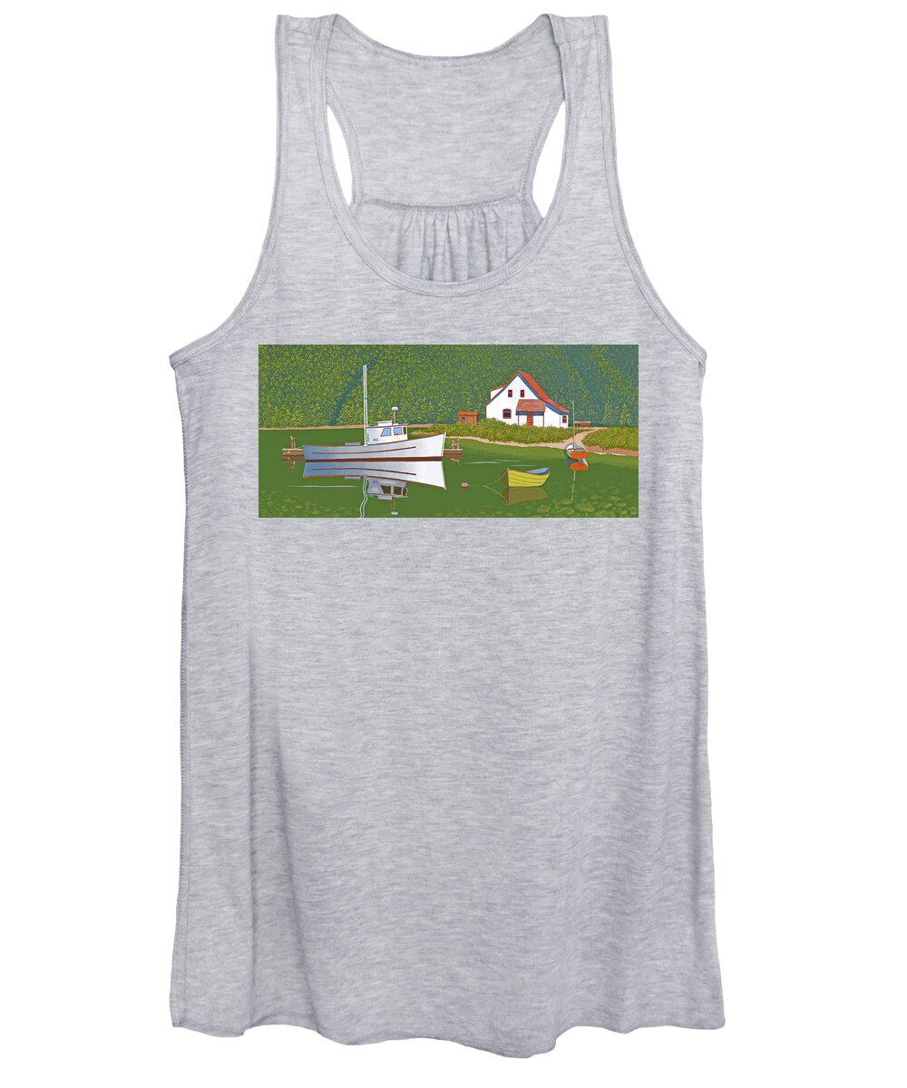  Women's Tank Top featuring the digital art ghg by Gary Giacomelli