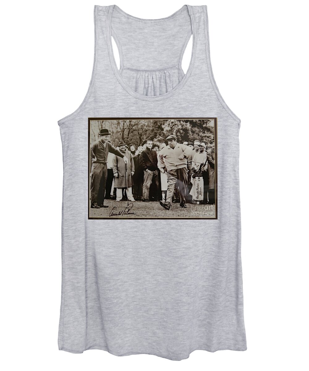 Arnie Women's Tank Top featuring the photograph Gleason and Palmer a pair that a full house could'nt beat by Imagery-at- Work