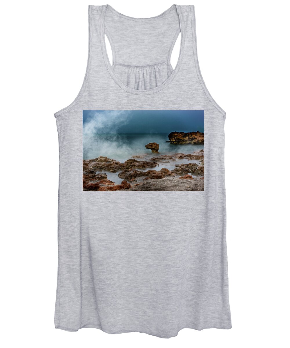 Ocean Women's Tank Top featuring the photograph Head of the Dragon by Norman Peay
