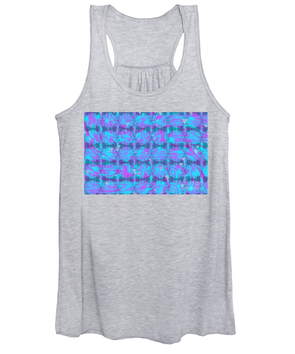 Ice Women's Tank Top featuring the digital art Ice Cold Winter by Bill King