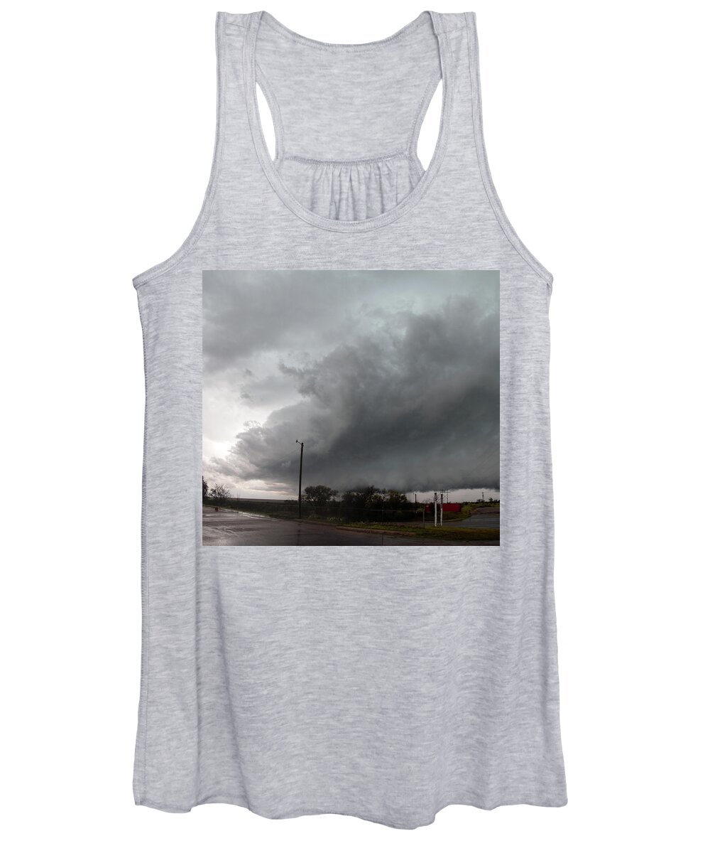 Nebraskasc Women's Tank Top featuring the photograph Last August Storm Chase 057 by Dale Kaminski