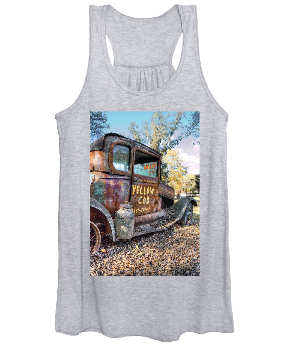 Old Car Women's Tank Top featuring the photograph Last Trip by Randall Dill