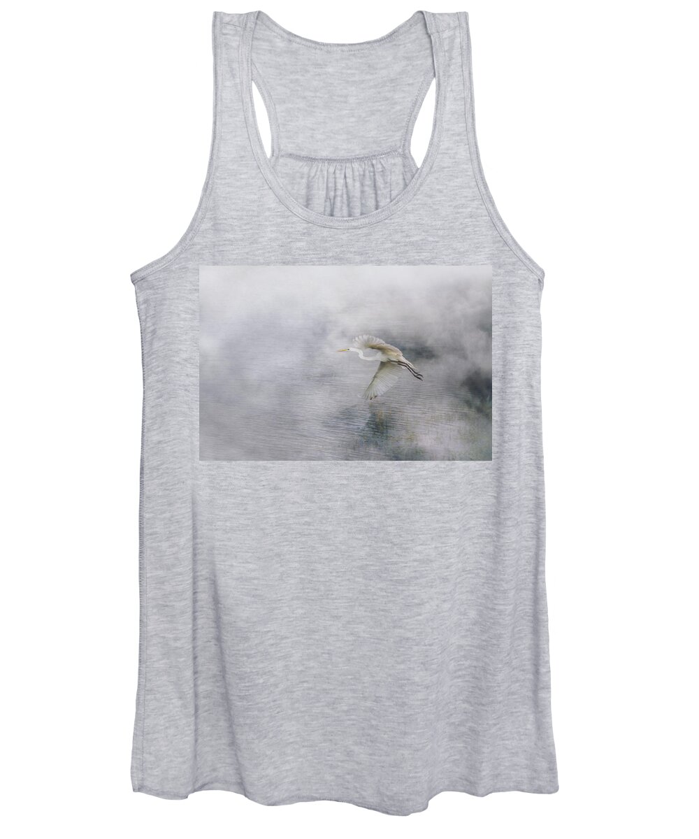 Bird Women's Tank Top featuring the photograph Levitation by Iryna Goodall