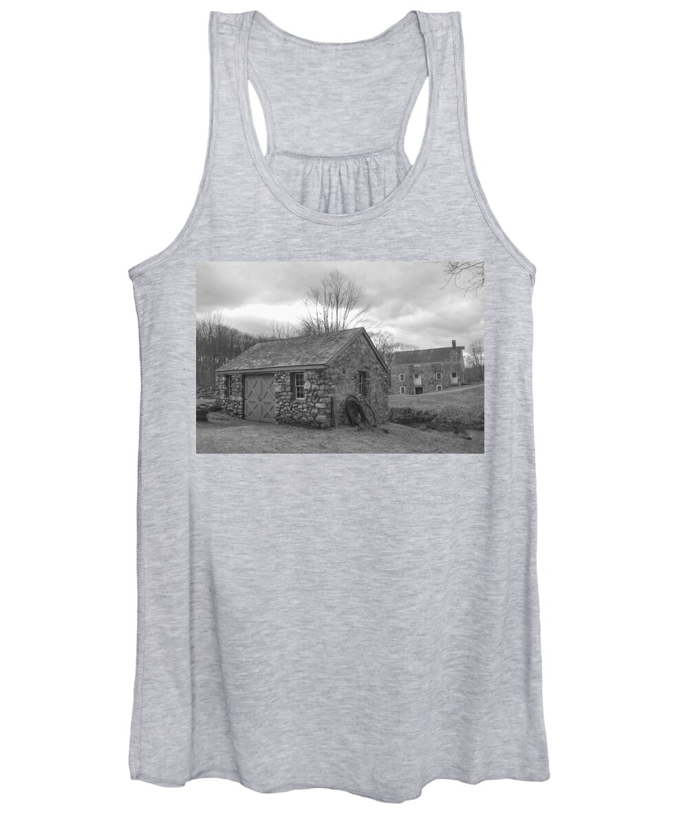 Waterloo Village Women's Tank Top featuring the photograph Lock House and Store - Waterloo Village by Christopher Lotito