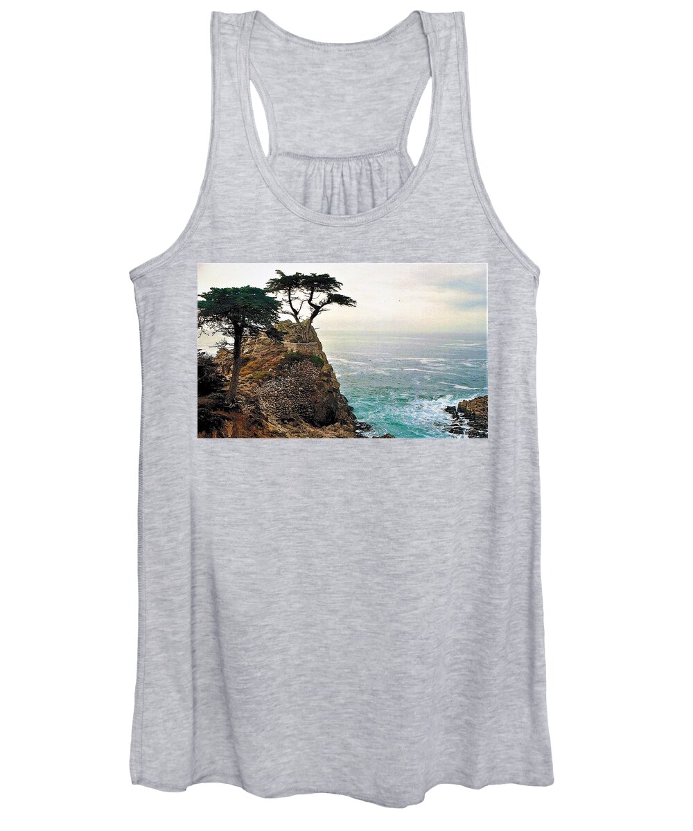 Lone Cyprus Women's Tank Top featuring the photograph Lone Cyprus by FD Graham