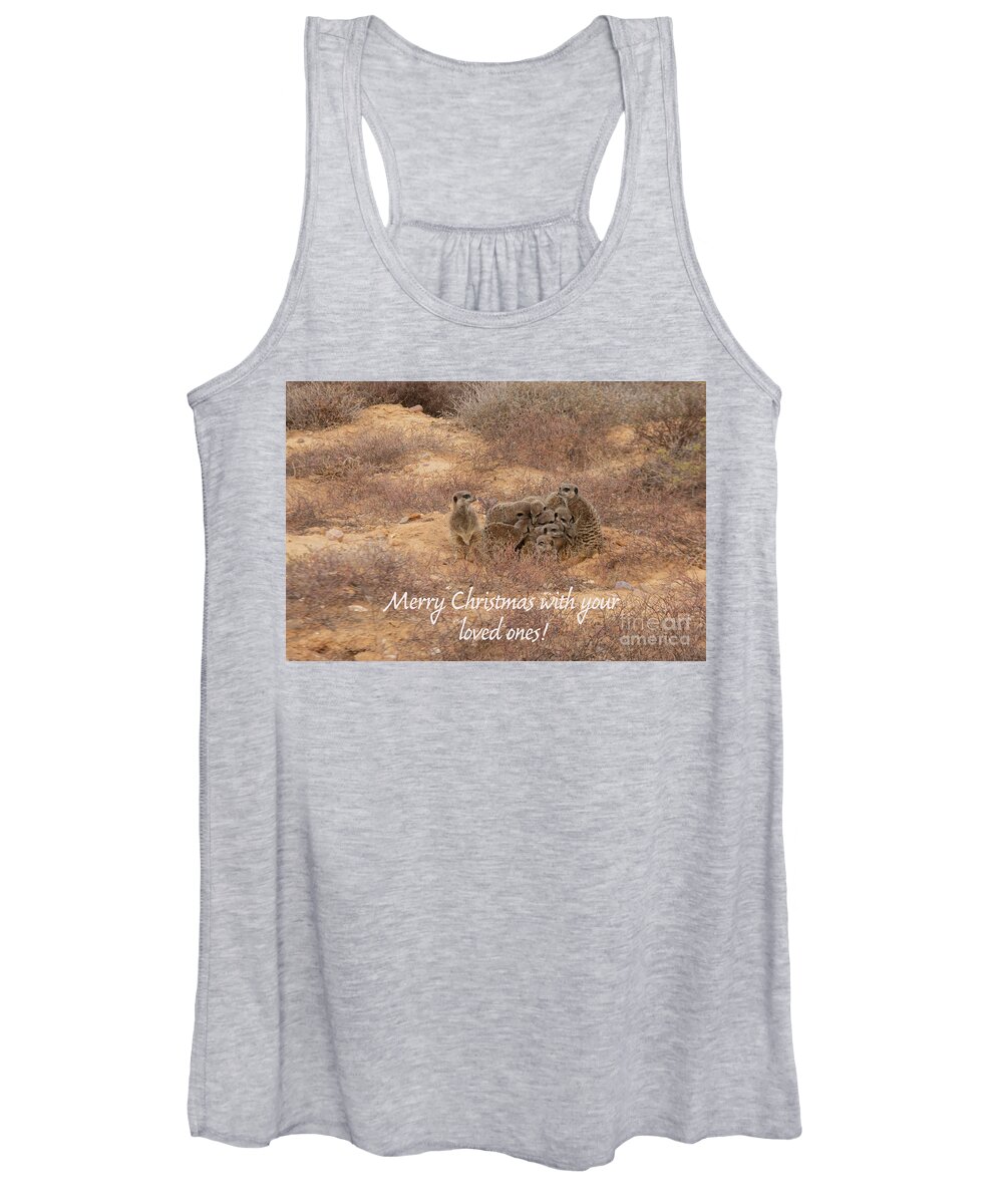 Together Women's Tank Top featuring the photograph Merry Christmas with your loved ones by Patricia Hofmeester