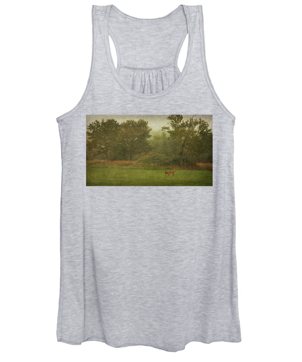 Morning Fog Women's Tank Top featuring the photograph Morning Fog by Cindi Ressler