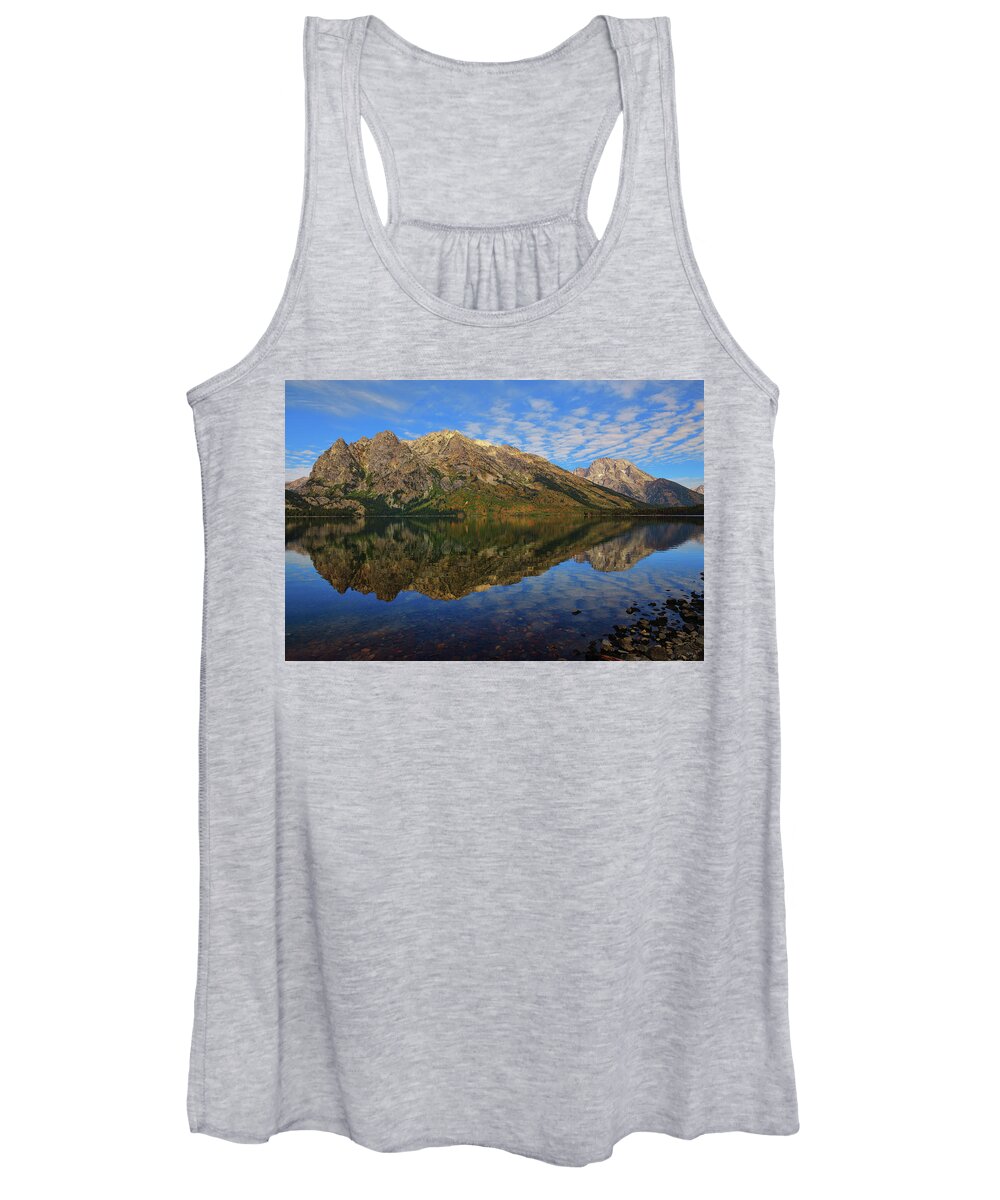 Mount St John Women's Tank Top featuring the photograph Mount St John Reflections by Greg Norrell