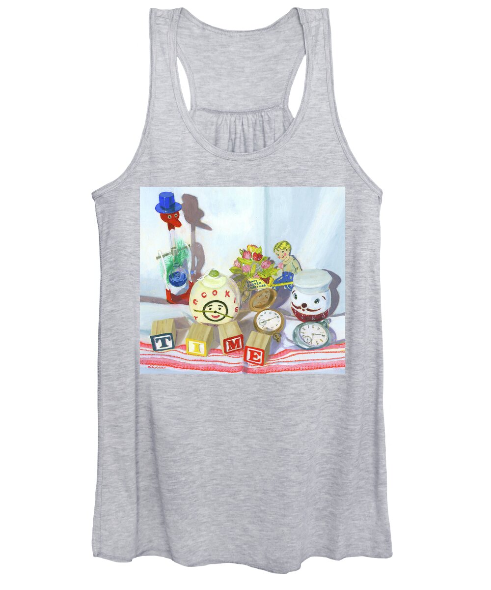 Still Life Women's Tank Top featuring the painting Never Enough by Lynne Reichhart