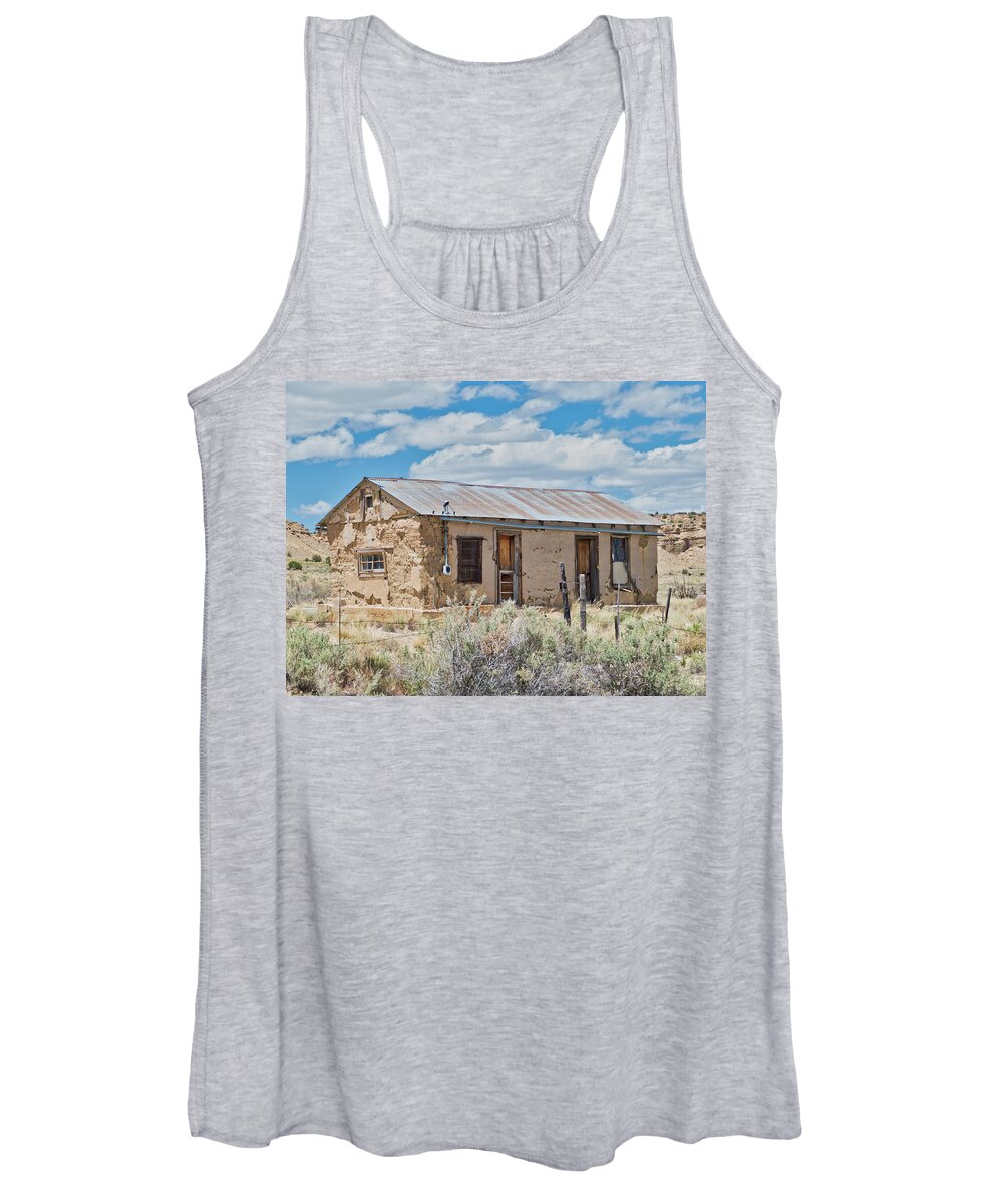 Cabezon Women's Tank Top featuring the photograph Old Building 2 by Segura Shaw Photography