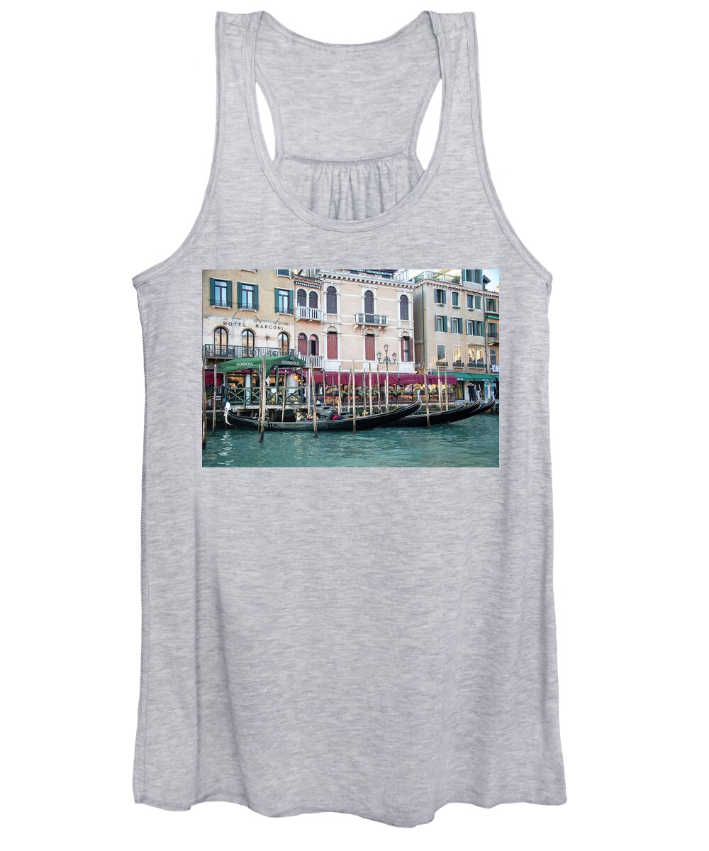 Tourism Women's Tank Top featuring the photograph Parking by Laura Hedien