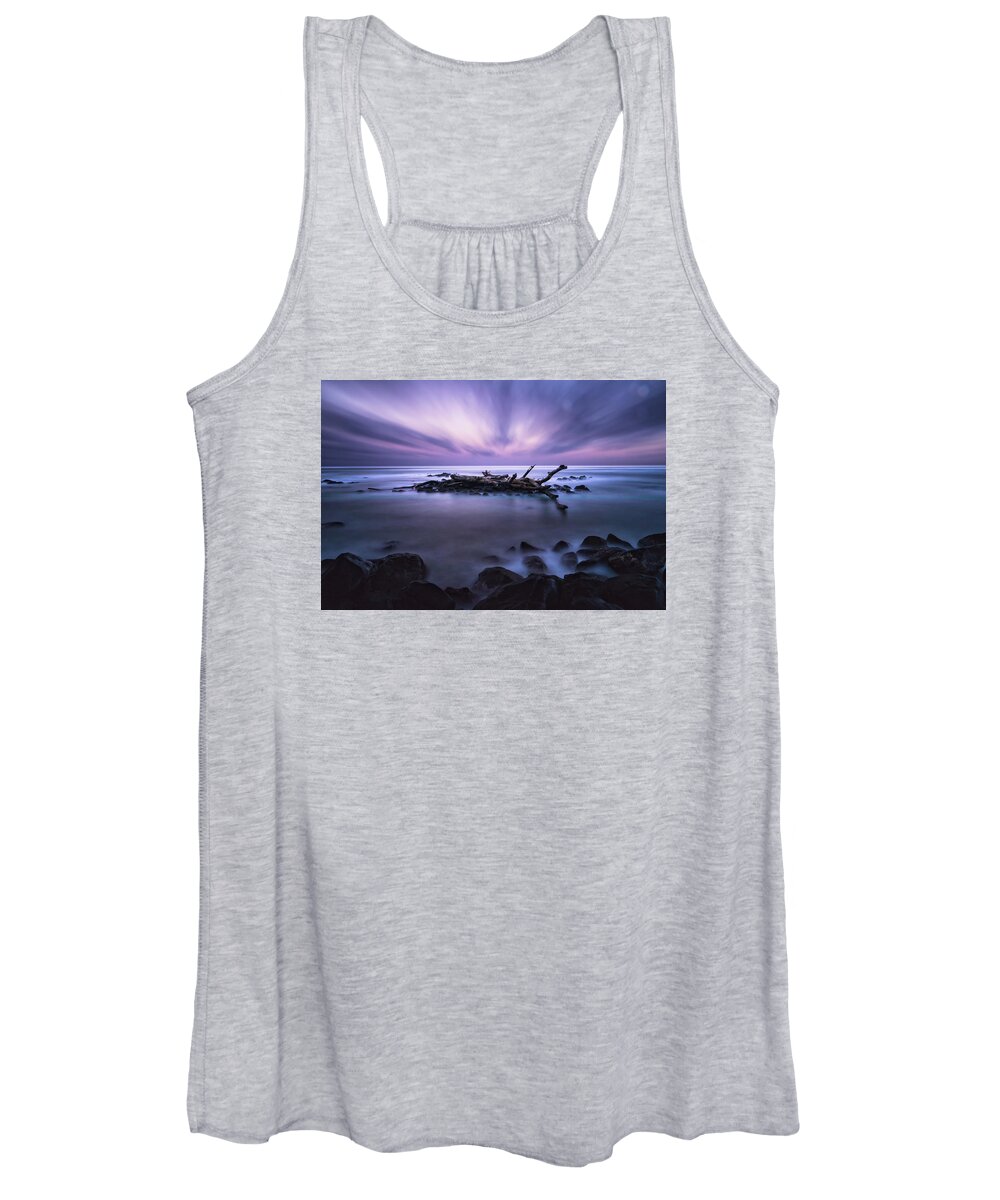 Landscape Women's Tank Top featuring the photograph Pastel Tranquility by Jason Roberts