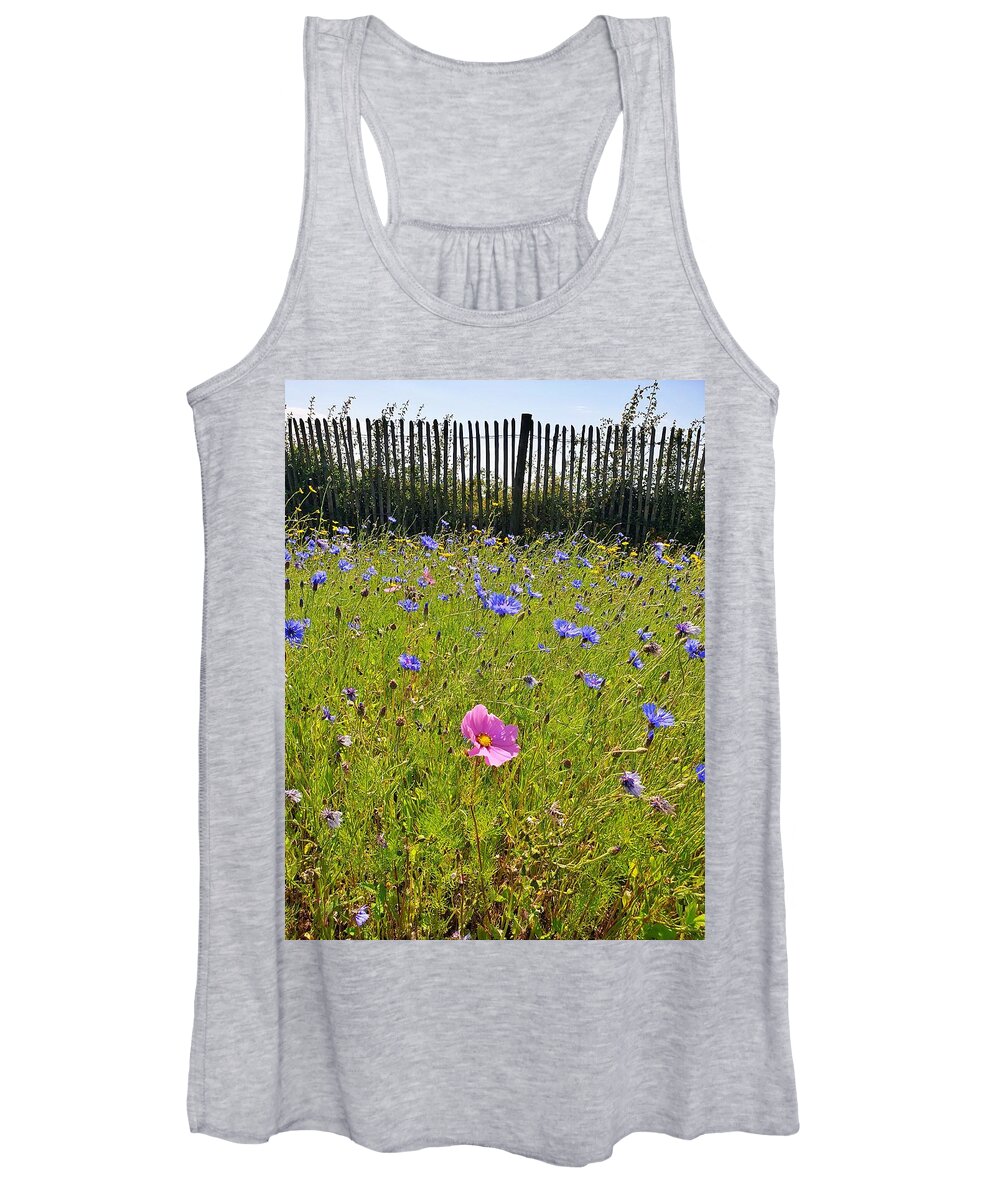 Wildflowers Women's Tank Top featuring the photograph Be Unique by Andrea Whitaker