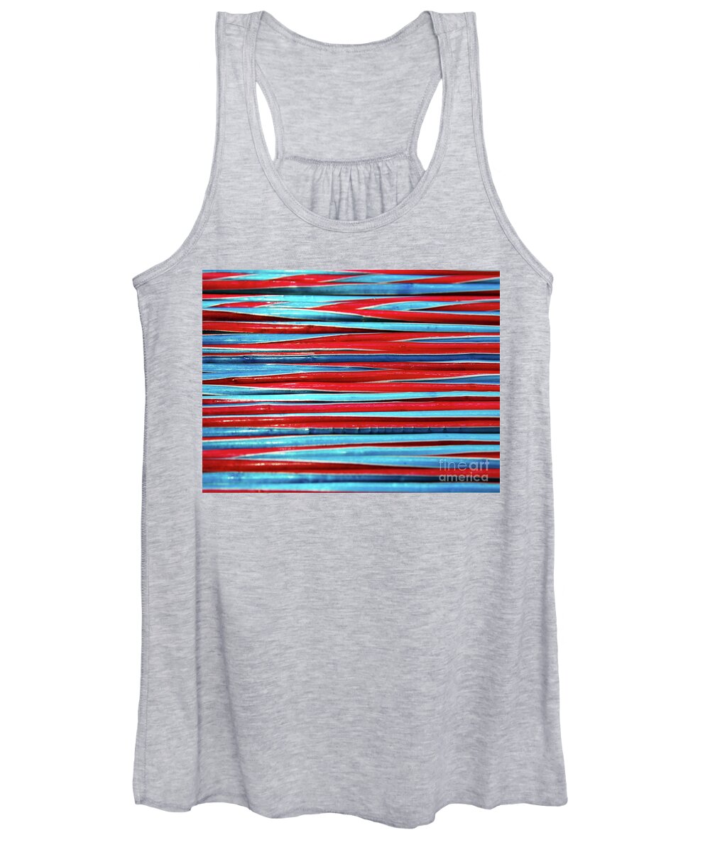 Abstract Women's Tank Top featuring the photograph Praha Hot Rods by Rick Locke - Out of the Corner of My Eye