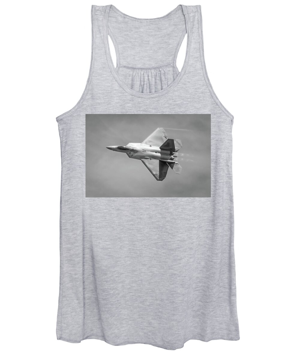 Raptor Flyby #1 Women's Tank Top featuring the photograph Raptor Flyby #1 by Todd Henson