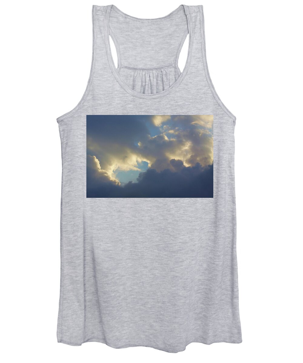 Clouds Women's Tank Top featuring the photograph Respite by Fred Bailey