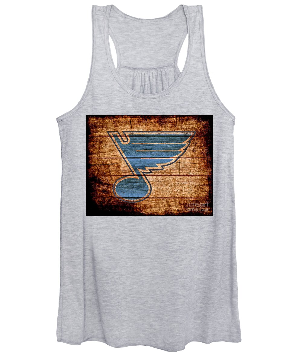 St Louis Women's Tank Top featuring the photograph Rustic Blues by Billy Knight