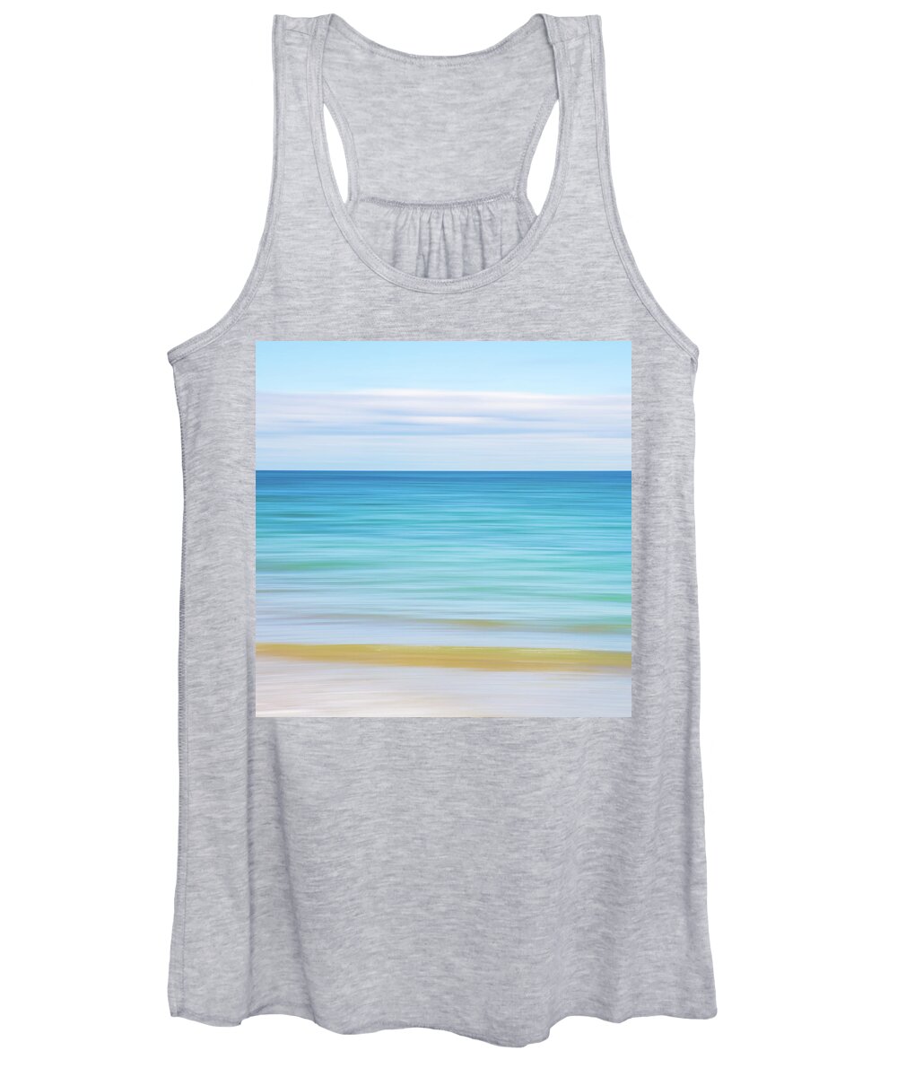 Scituate Women's Tank Top featuring the photograph Sand Hills Beach by Ann-Marie Rollo