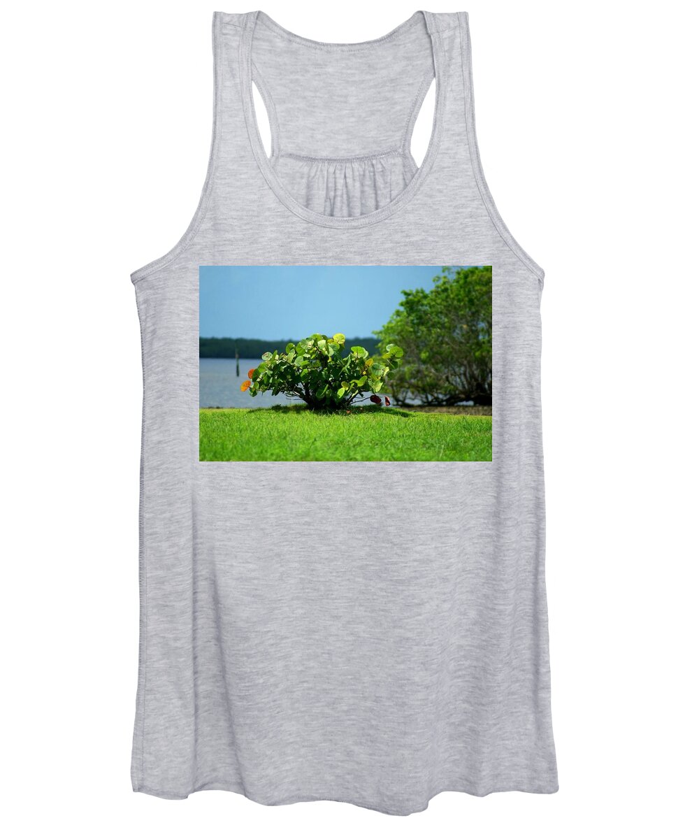 Florida Women's Tank Top featuring the photograph Sea Grapes by Lindsey Floyd
