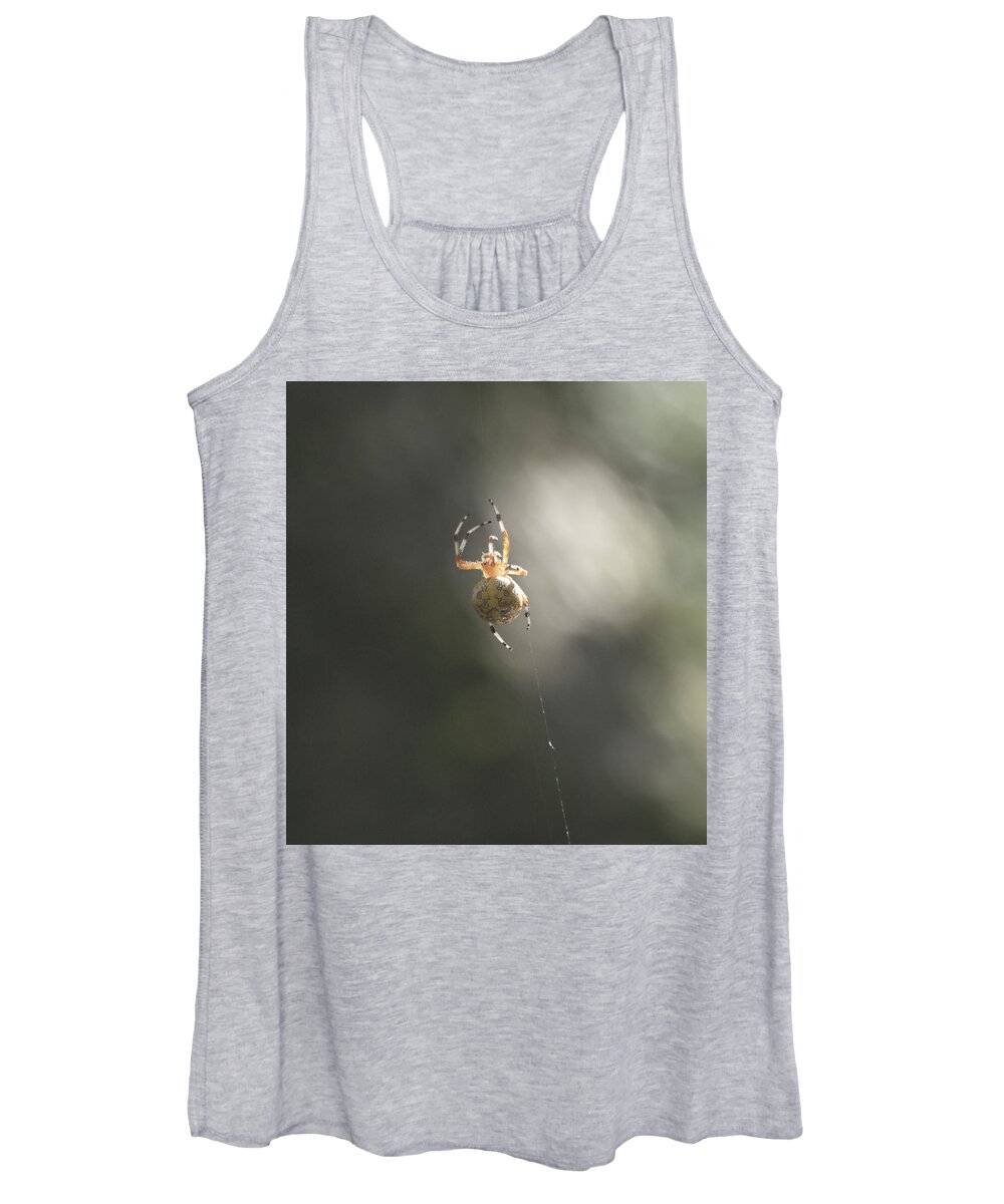 Animal Women's Tank Top featuring the photograph Spider by Paul Ross