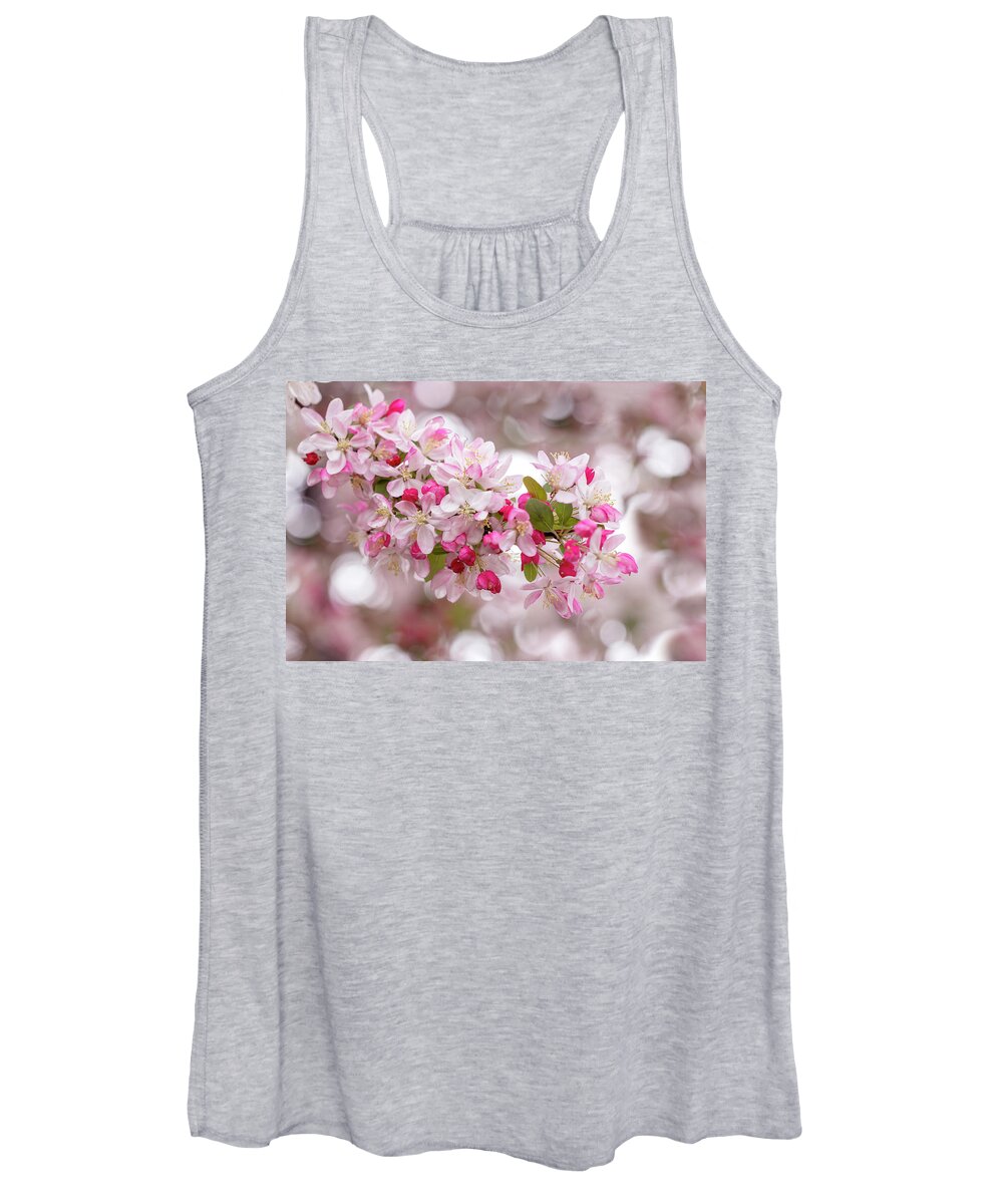 Spring Women's Tank Top featuring the photograph Cherry Blossom Spring at Dougherty by Vanessa Thomas