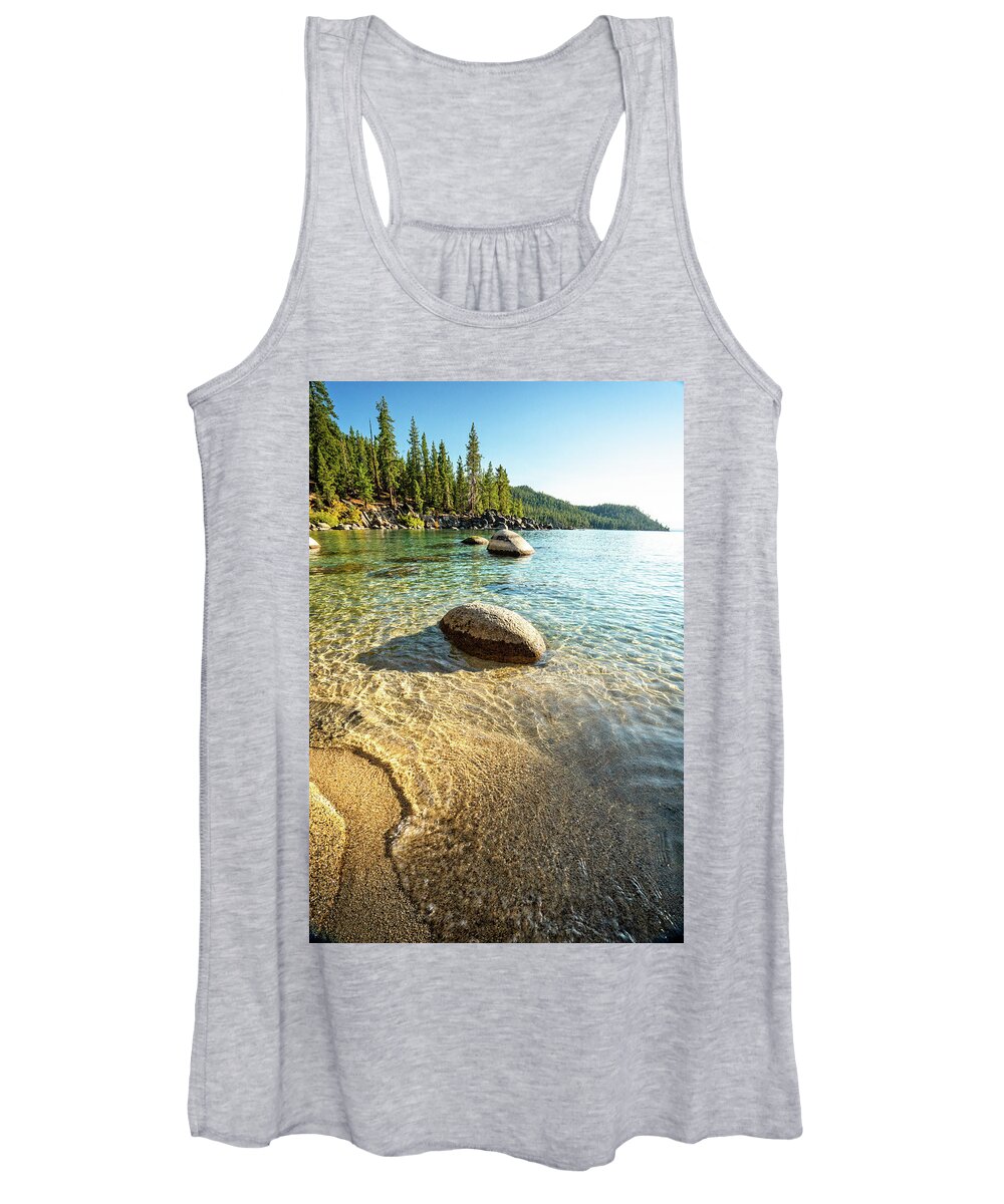 Landscape Women's Tank Top featuring the photograph Tahoe Blues 14 by Ryan Weddle