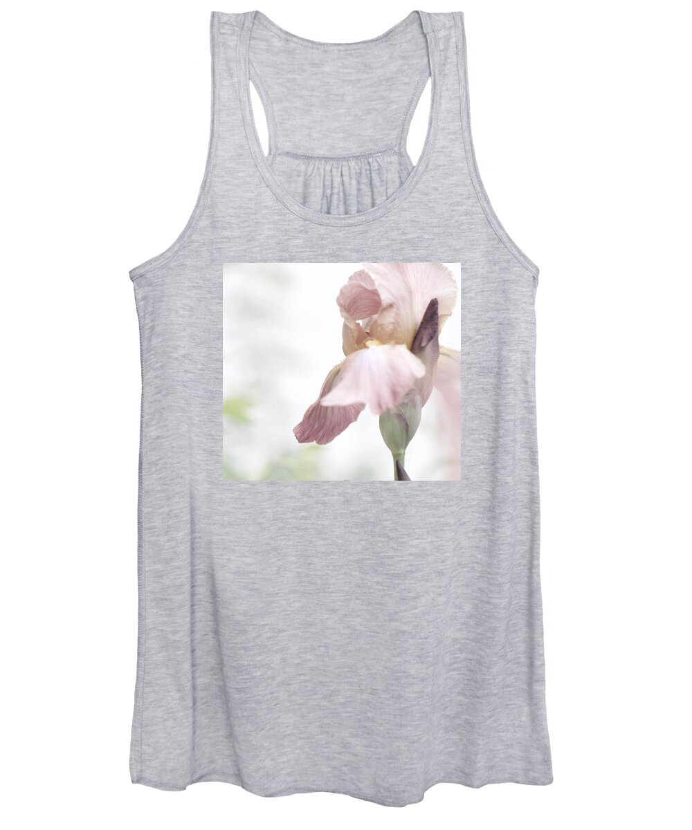 Flower Women's Tank Top featuring the mixed media Tender Moments by Sherry Hallemeier