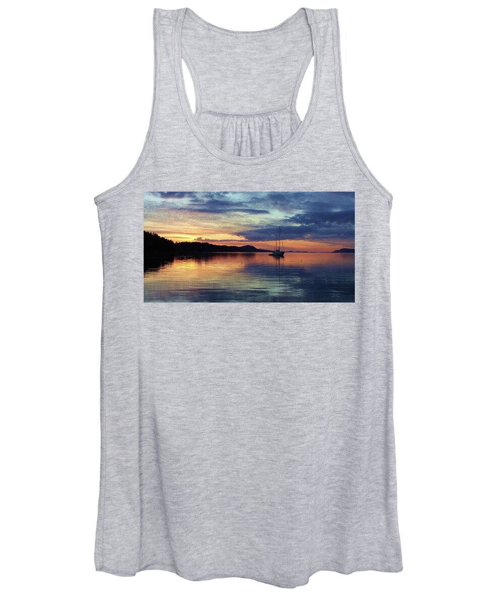 Anchorage Women's Tank Top featuring the photograph The Anchorage by Fred Bailey