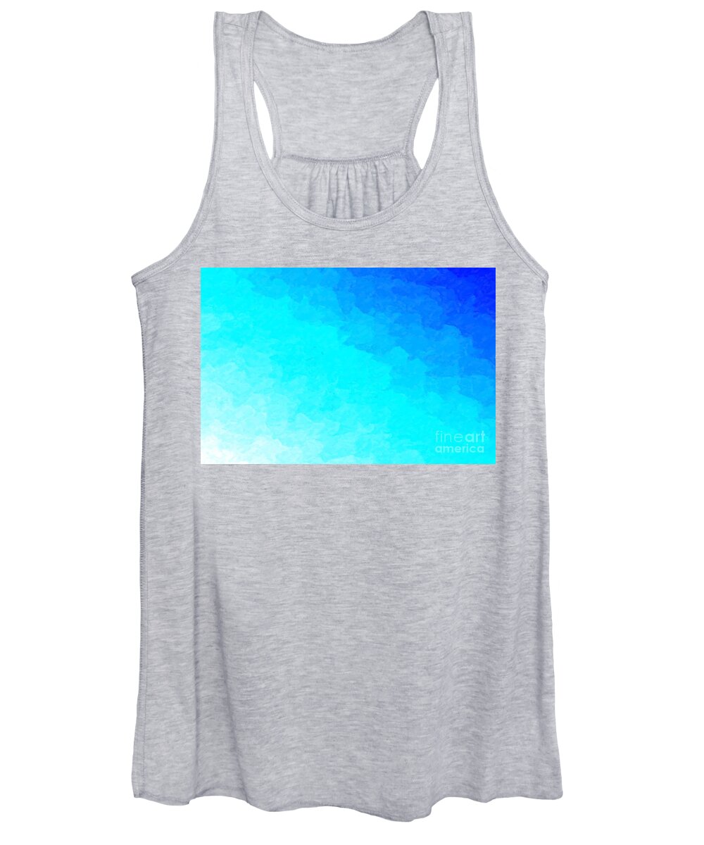 Clouds Women's Tank Top featuring the painting The Clouds Above by Bill King