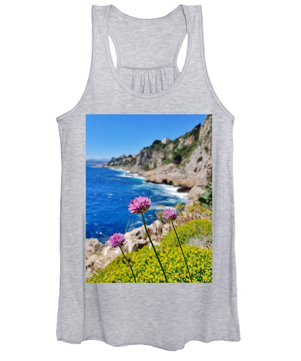 Flowers Women's Tank Top featuring the photograph The Triplets by Andrea Whitaker