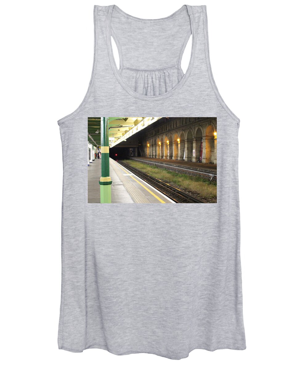 Train Women's Tank Top featuring the photograph The Underground by Laura Smith