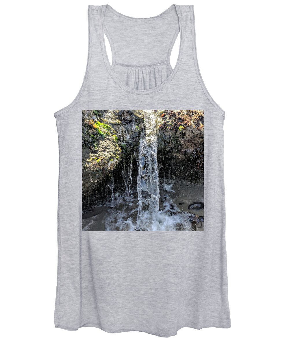Water Women's Tank Top featuring the photograph Tidal Falls by Misty Morehead