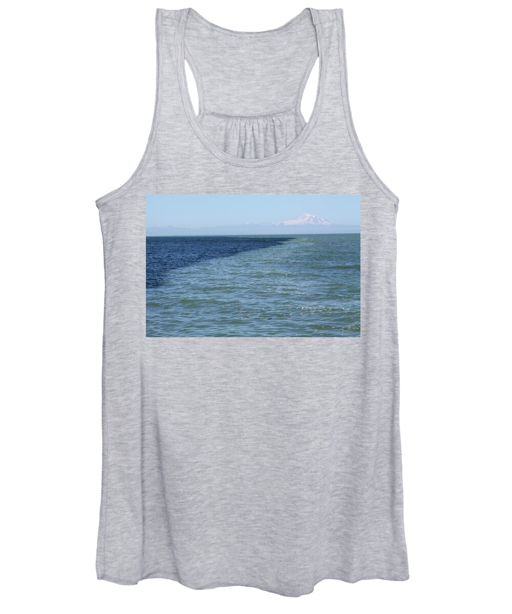 Tideline Women's Tank Top featuring the photograph Tideline by Fred Bailey