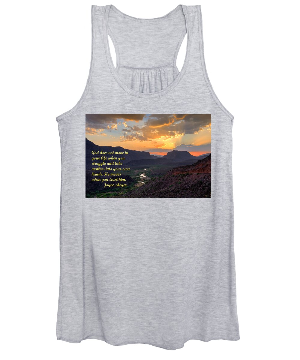 Trust Women's Tank Top featuring the photograph Trust by Harriet Feagin