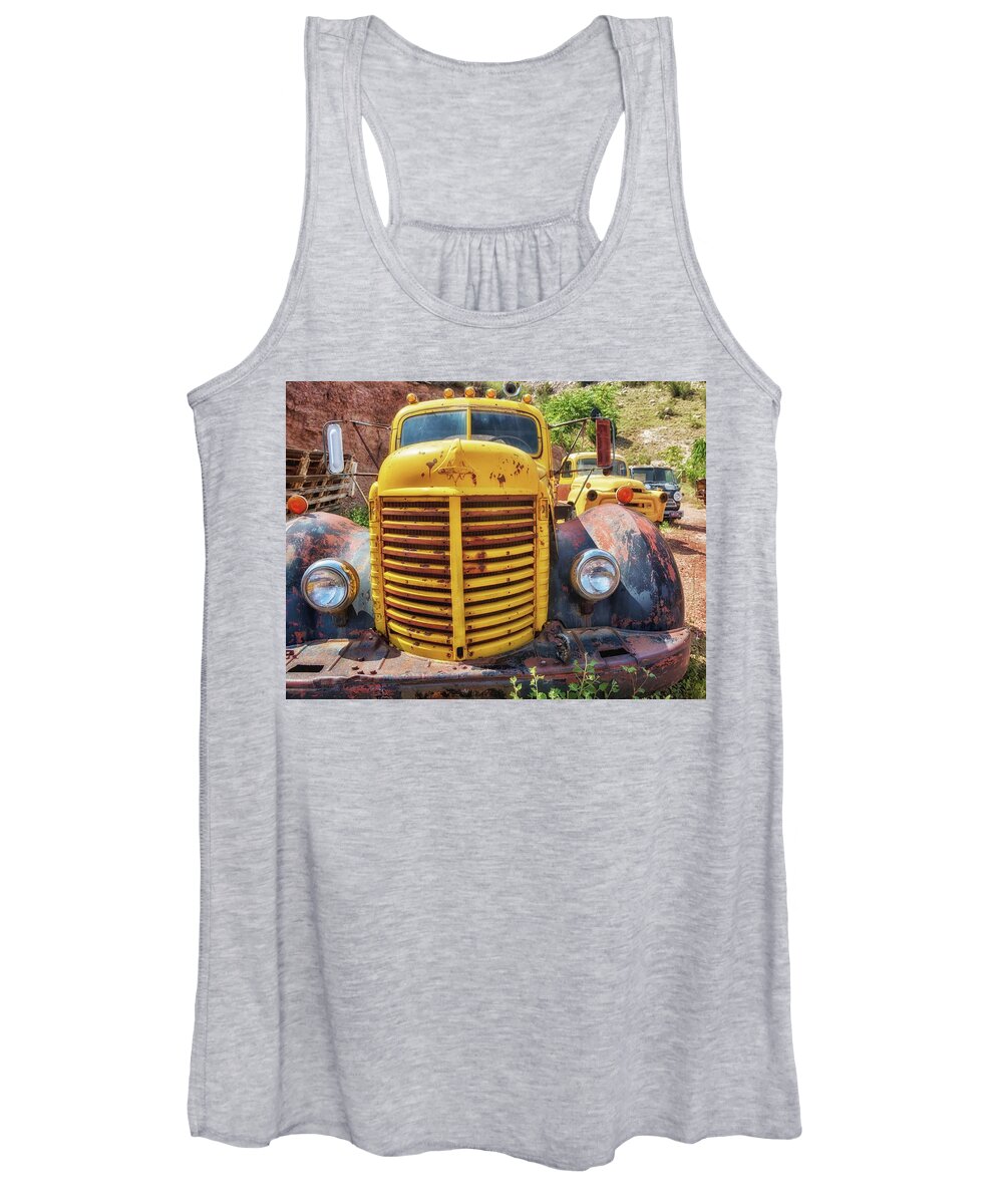 Cars Women's Tank Top featuring the photograph Vintage Beauty 7 by Marisa Geraghty Photography