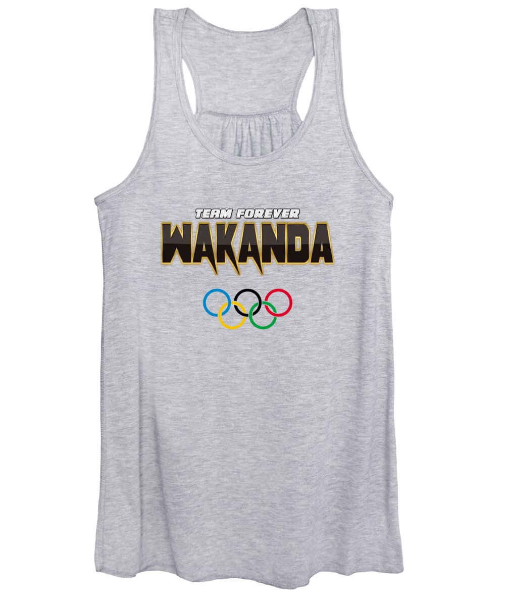 T-shirt Women's Tank Top featuring the digital art Wakanda Olympic Team by Jonas Luis