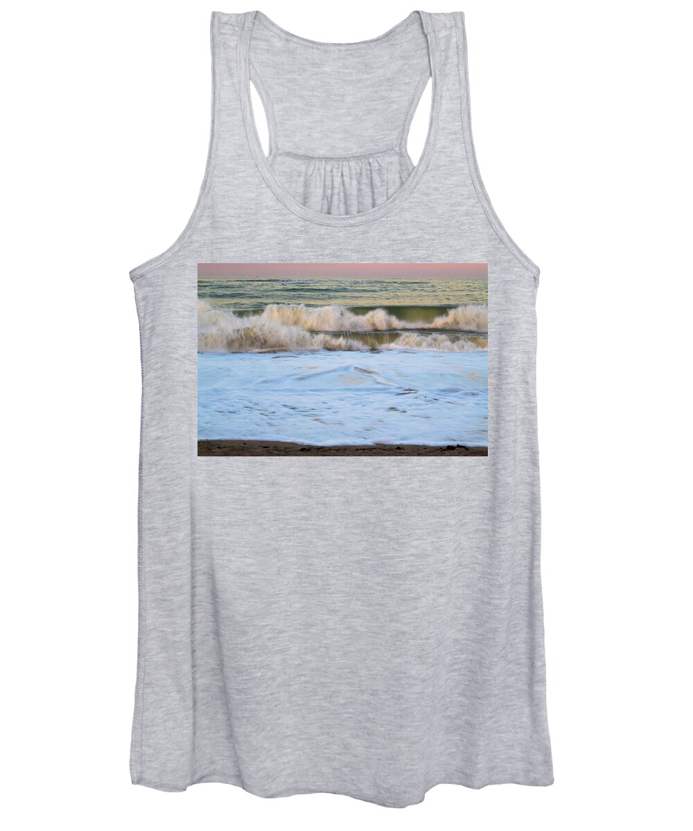 Wave Women's Tank Top featuring the photograph Wave in Motion by T Lynn Dodsworth