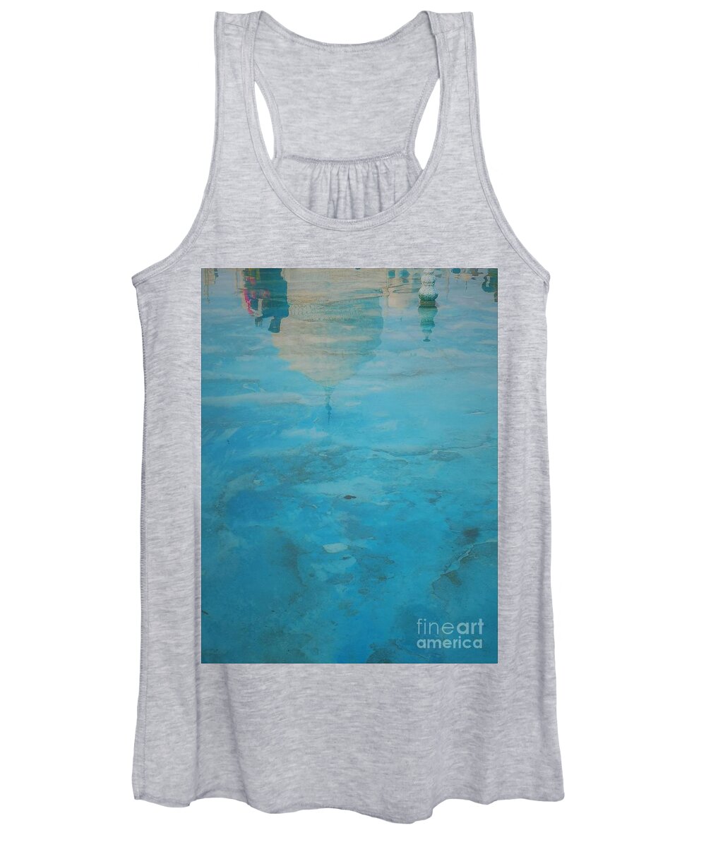 Abstract Photography Women's Tank Top featuring the photograph We are water by Jarek Filipowicz