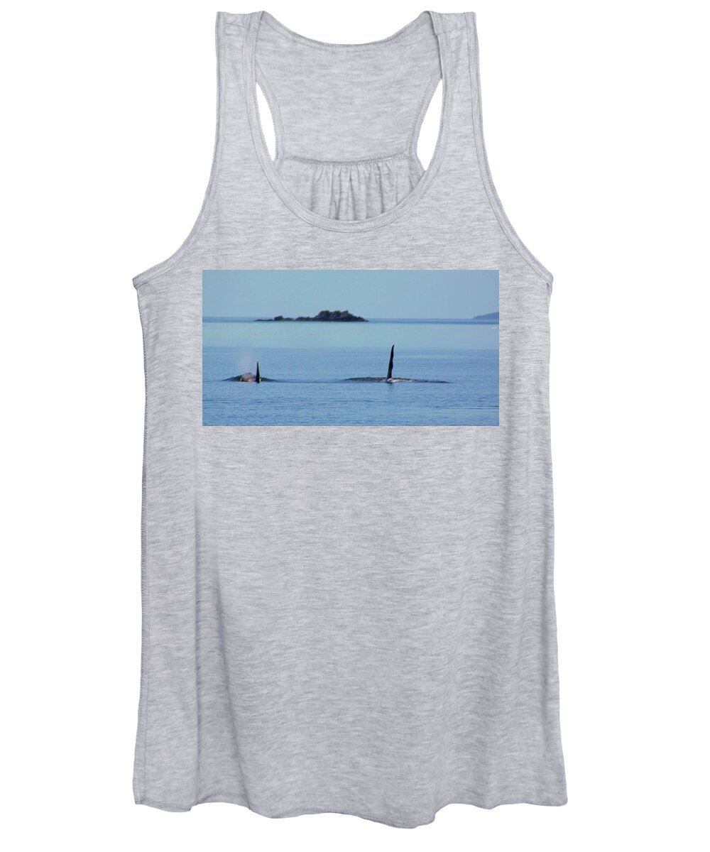 Orcas Women's Tank Top featuring the photograph West Coast by Fred Bailey