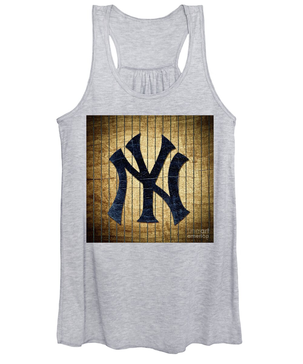 New York Women's Tank Top featuring the photograph Yankee Fan by Billy Knight