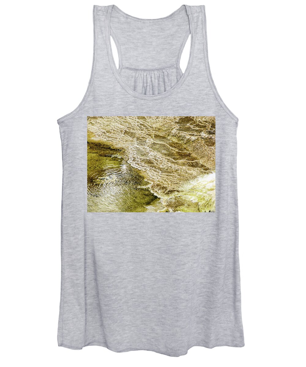 Abstract Women's Tank Top featuring the photograph Yellowstone 5 by Segura Shaw Photography