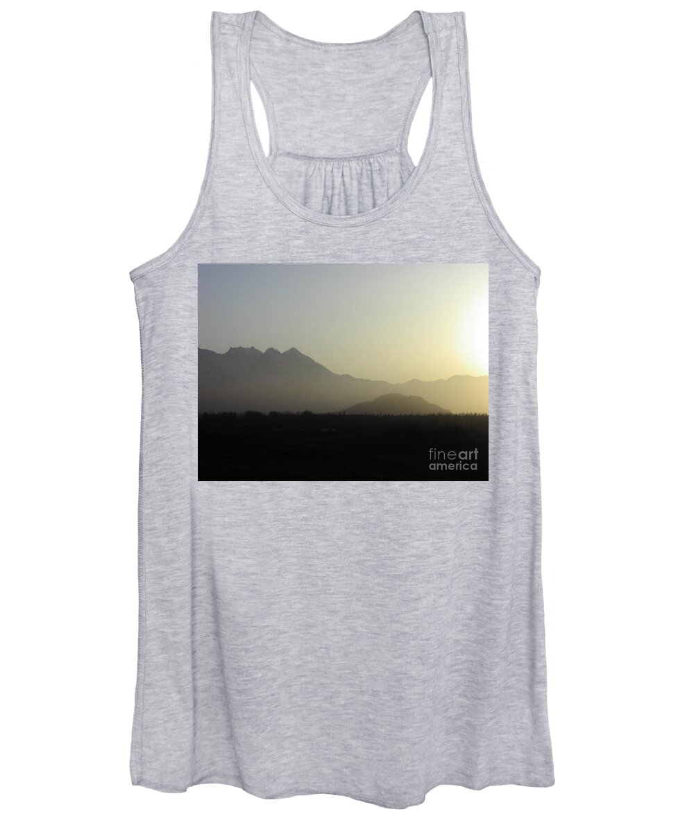 Bodenburg Women's Tank Top featuring the photograph Bodenburg Butte at Sunrise #1 by Kimberly Blom-Roemer