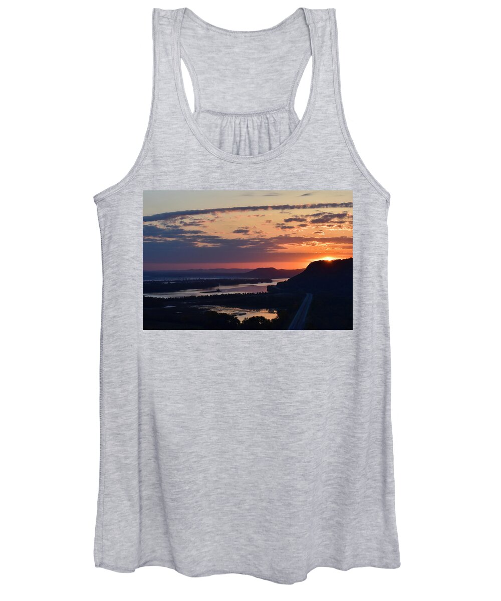 Winona Women's Tank Top featuring the photograph October Sunrise #1 by Susie Loechler