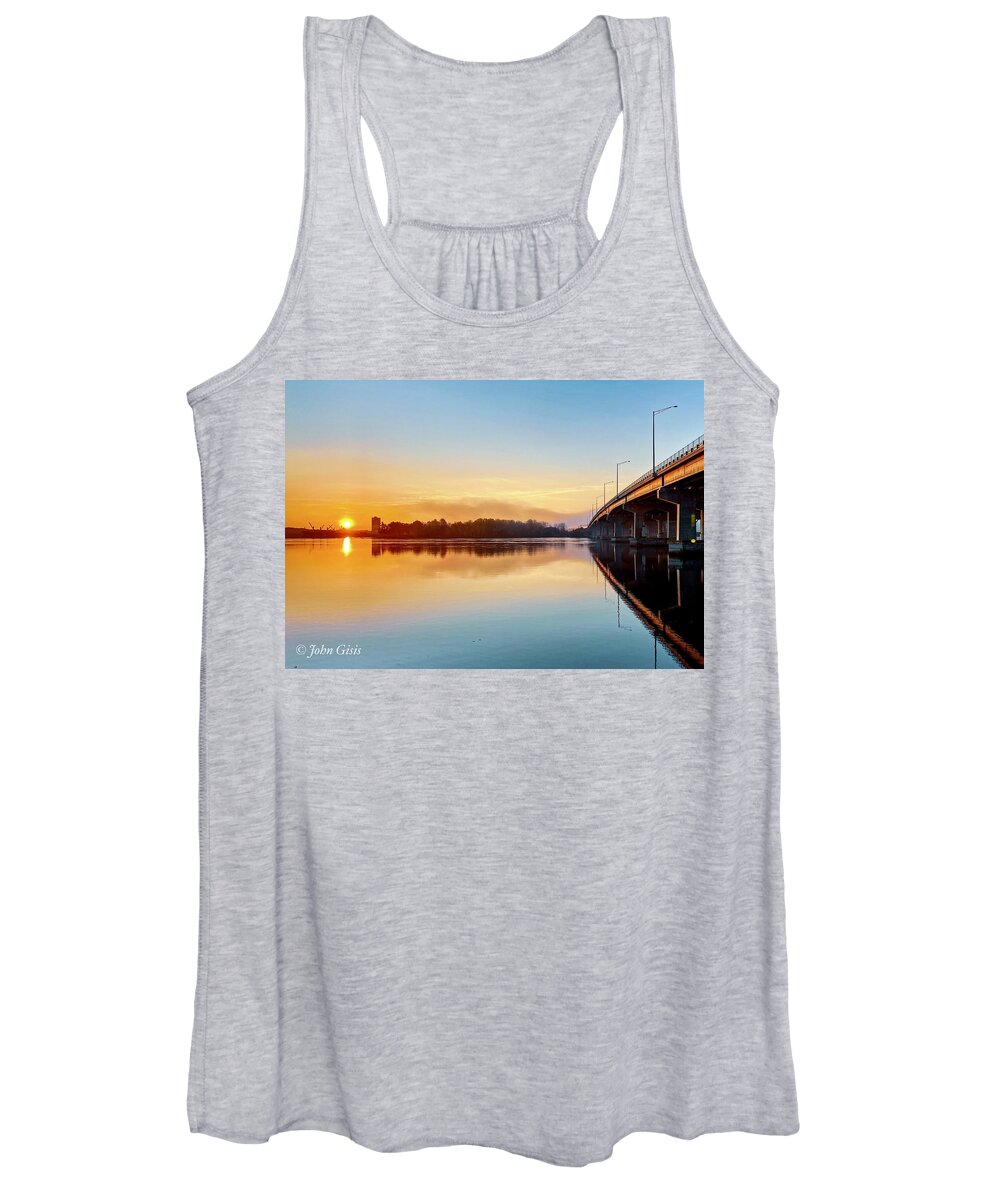  Women's Tank Top featuring the photograph Sunrise #1 by John Gisis