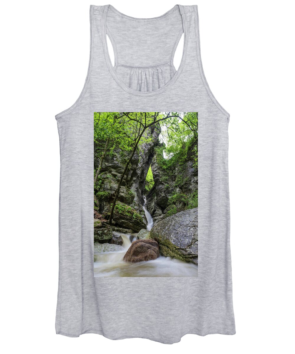 Eye Of The Needle Women's Tank Top featuring the photograph Eye of the Needle by David Dedman
