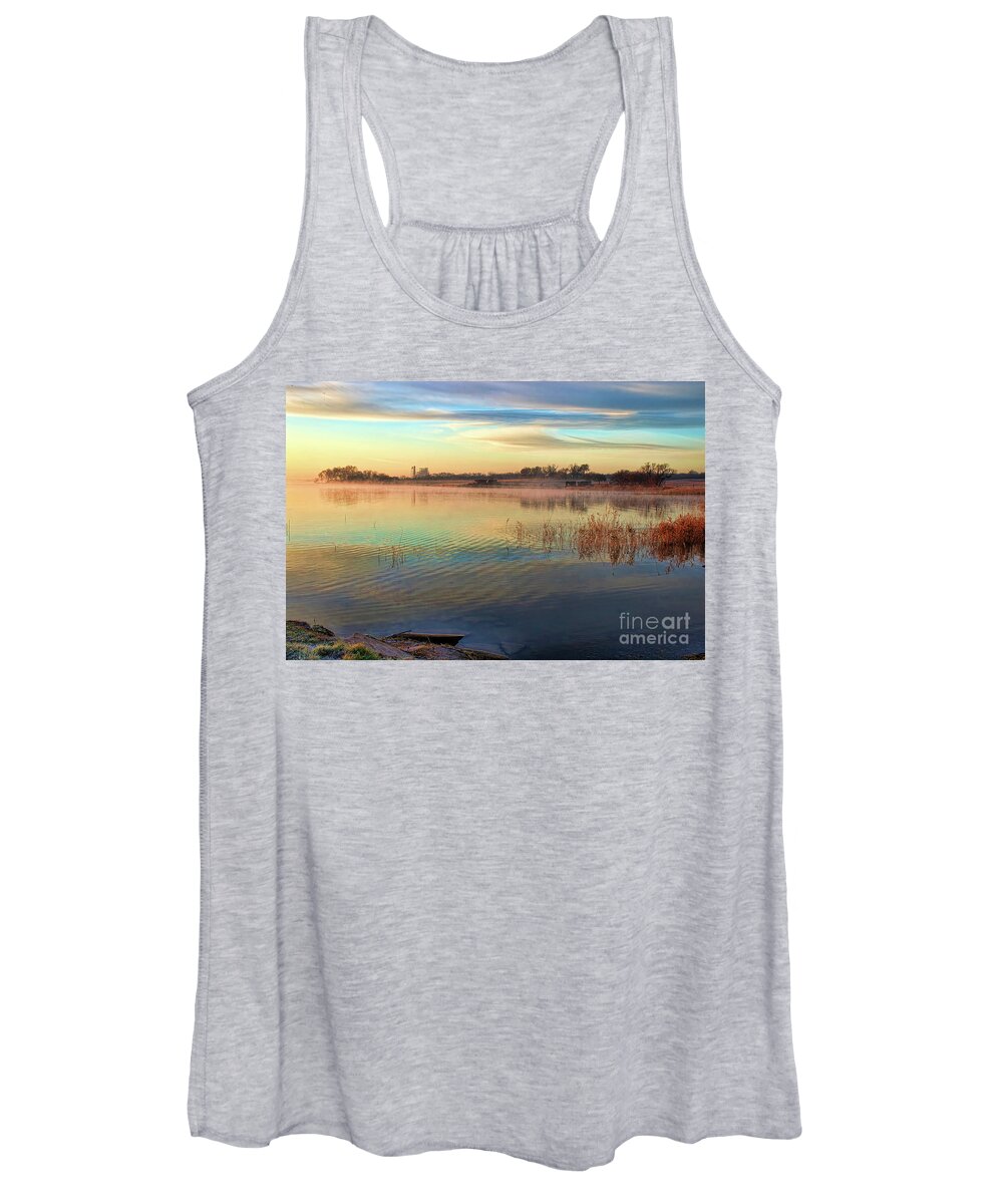 Diana Women's Tank Top featuring the photograph A Gentle Morning by Diana Mary Sharpton