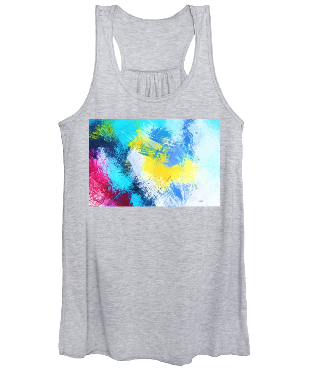 Abstract Women's Tank Top featuring the painting Abstract - DWP1079268 by Dean Wittle
